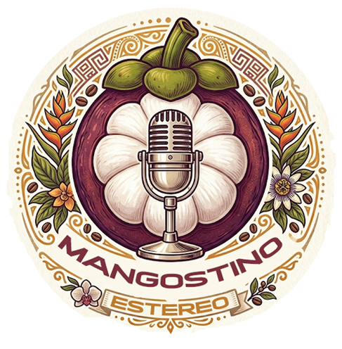 Mangostino Estereo Badge